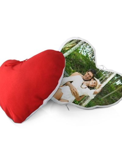 COJÍN CORAZÓN PERSONALIZADO 35 X 35 CM - 1 CARA