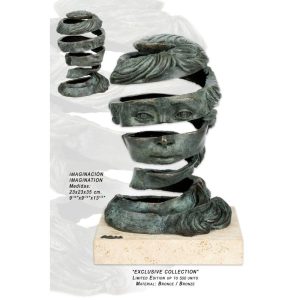 ESCULTURA IMAGINACIÓN DE BRONCE. GRABACIÓN GRATIS.