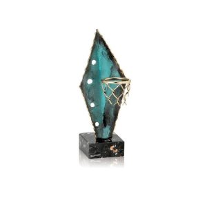 TROFEO DE BALONCESTO DE LATÓN. 3 TAMAÑOS