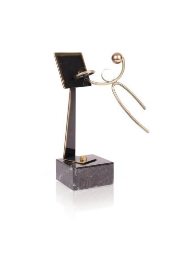 TROFEO DE BALONCESTO DE LATÓN. 3 TAMAÑOS