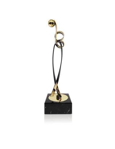 TROFEO DE BALONMANO DE LATÓN. 3 TAMAÑOS