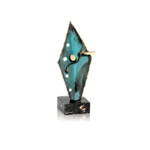 TROFEO DE VOLEIBOL DE LATÓN. 3 TAMAÑOS