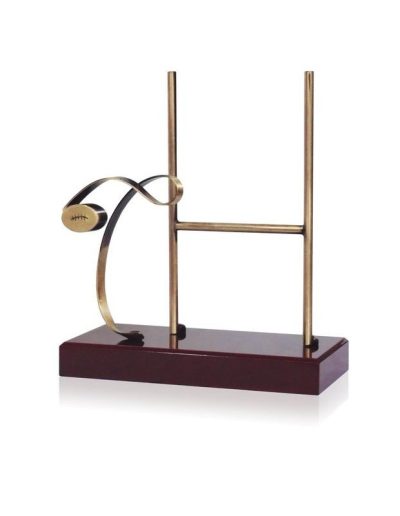 TROFEO DE RUGBY Y FÚTBOL DE LATÓN. 3 TAMAÑOS