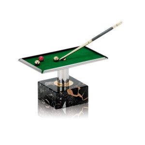 TROFEO DE BILLAR DE ACERO. 3 TAMAÑOS