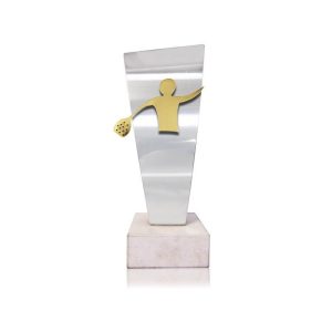TROFEO DE PÁDEL DE ACERO. 3 TAMAÑOS