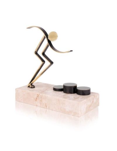 TROFEO DE ATLETISMO DE LATÓN. 3 TAMAÑOS