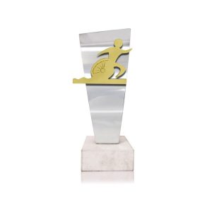 TROFEO DE TRIATLÓN DE ACERO. 3 TAMAÑOS