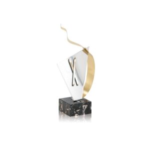 TROFEO DE ESQUÍ DE ACERO. 3 TAMAÑOS