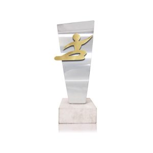 TROFEO DE SNOWBOARD DE ACERO. 3 TAMAÑOS