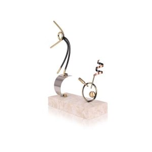 TROFEO DE GIMNASIA DE LATÓN. 3 TAMAÑOS