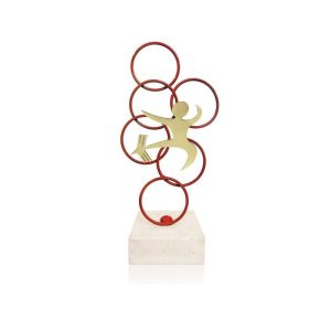 TROFEO DE ARTES MARCIALES METAL. 3 TAMAÑOS