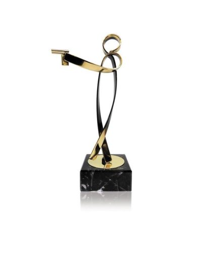 TROFEO DE CAZA Y TIRO DE LATÓN. 3 TAMAÑOS