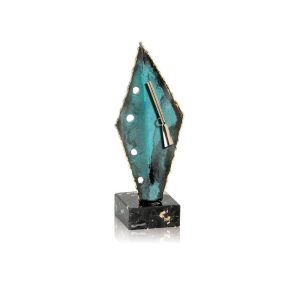 TROFEO DE CAZA Y TIRO DE LATÓN. 3 TAMAÑOS