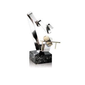 TROFEO DE MONOPATÍN DE ACERO. 3 TAMAÑOS