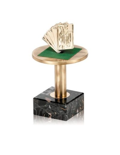 TROFEO DE CARTAS DE LATÓN. 3 TAMAÑOS