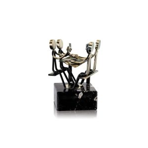 TROFEO DE CARTAS DE LATÓN. 3 TAMAÑOS