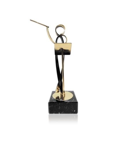 TROFEO DE MÚSICA DE LATÓN. 3 TAMAÑOS