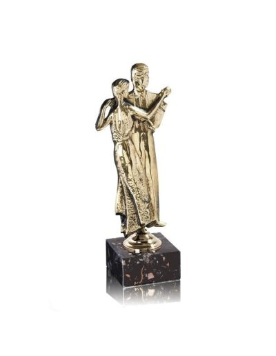 TROFEO DE BAILE DE LATÓN. 3 TAMAÑOS
