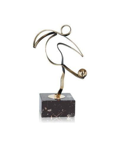 TROFEO DE FÚTBOL DE LATÓN. 3 TAMAÑOS