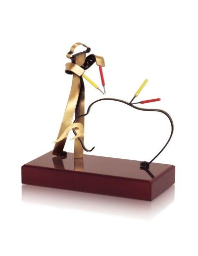 TROFEO DE TAUROMAQUIA DE LATÓN. 3 TAMAÑOS