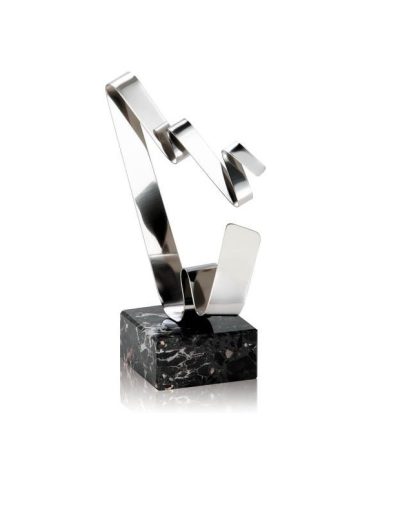 TROFEO DE DISEÑO DE MONTAJE ACERO. 3 TAMAÑOS