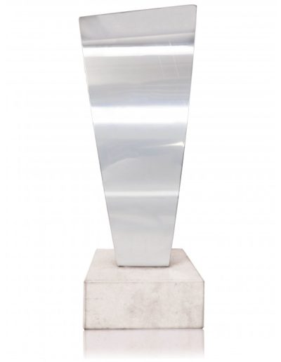 TROFEO DE DISEÑO DE MONTAJE ACERO. 4 TAMAÑOS