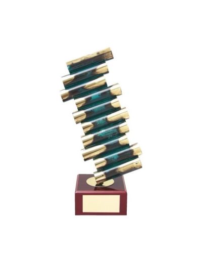 TROFEO DE DISEÑO DE MONTAJE LATÓN. 4 TAMAÑOS