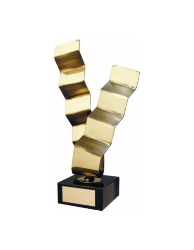 TROFEO DE DISEÑO DE MONTAJE LATÓN. 4 TAMAÑOS