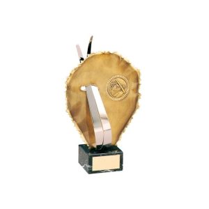 TROFEO DE DISEÑO DE MONTAJE LATÓN. 4 TAMAÑOS
