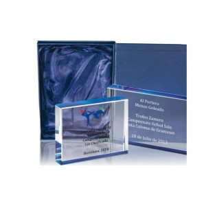 CRISTAL GRABADO CON ESTUCHE*. 3 TAMAÑOS.