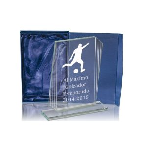 CRISTAL GRABADO CON ESTUCHE. 3 TAMAÑOS.