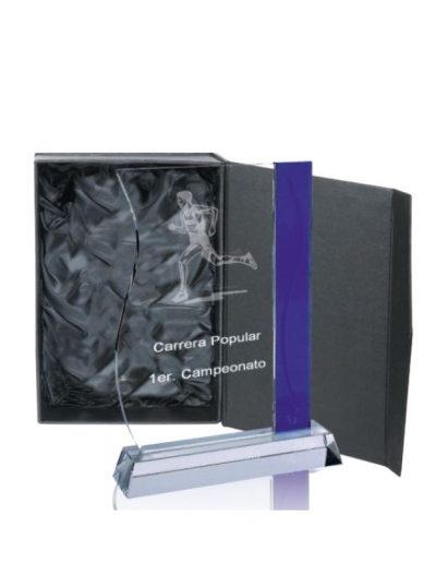 CRISTAL GRABADO CON ESTUCHE. 3 TAMAÑOS.