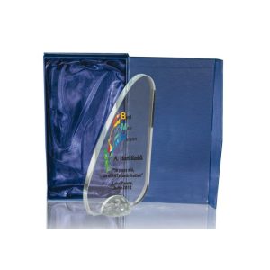 CRISTAL PERSONALIZADO CON ESTUCHE. 3 TAMAÑOS.