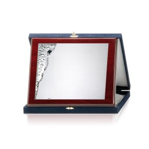 PLACA DISEÑO DE ALPACA GRABADA. 2 TAMAÑOS