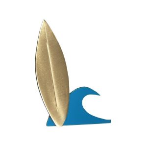 ALEGORÍA DE SURF DE LATÓN