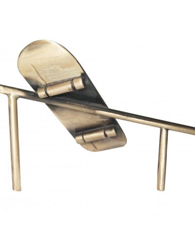 ALEGORÍA DE SKATE PATINAJE DE LATÓN