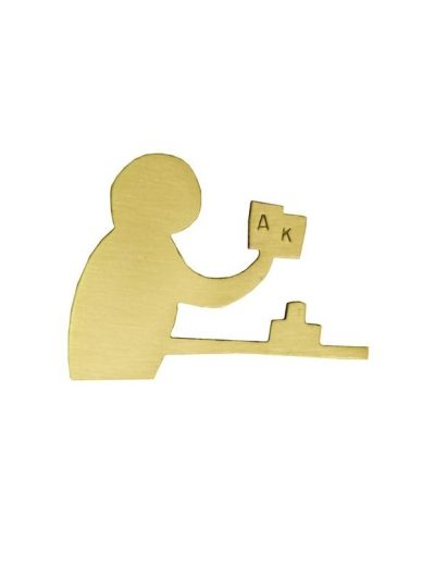 ALEGORÍA DE PÓKER DE LATÓN