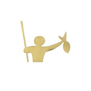 ALEGORÍA DE PESCA DE LATÓN