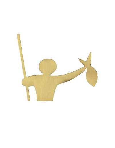 ALEGORÍA DE PESCA DE LATÓN