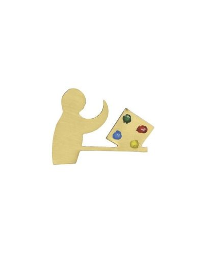 ALEGORÍA DE PARCHÍS DE LATÓN