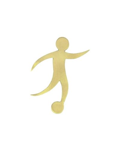 ALEGORÍA DE FÚTBOL DE LATÓN