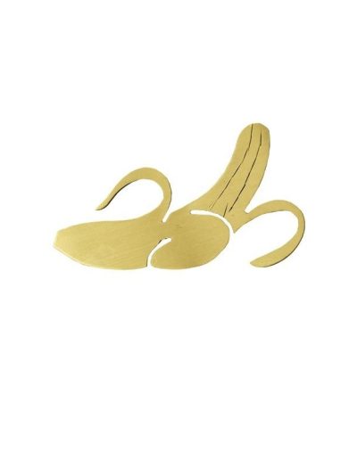 ALEGORÍA DE FRUTAS PLÁTANOS DE LATÓN