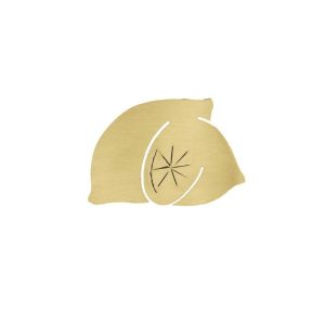 ALEGORÍA DE FRUTAS NARANJA LIMÓN DE LATÓN