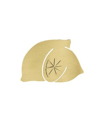 ALEGORÍA DE FRUTAS NARANJA LIMÓN DE LATÓN