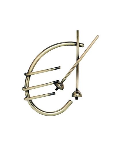 ALEGORÍA DE ESGRIMA DE LATÓN