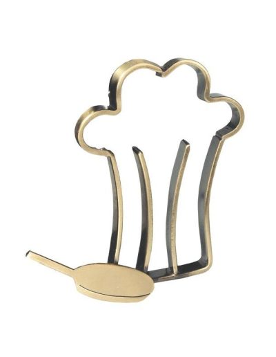 ALEGORÍA DE COCINA Y GASTRONOMÍA DE LATÓN