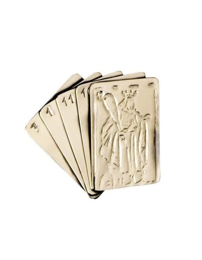 ALEGORÍA DE CARTAS DE LATÓN