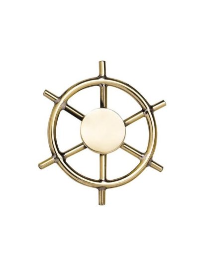 ALEGORÍA DE BARCOS Y NÁUTICA DE LATÓN