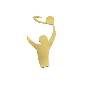 ALEGORÍA DE BALONCESTO DE LATÓN