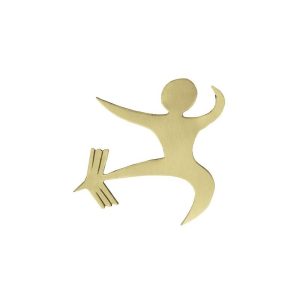 ALEGORÍA DE ARTES MARCIALES KARATE DE LATÓN